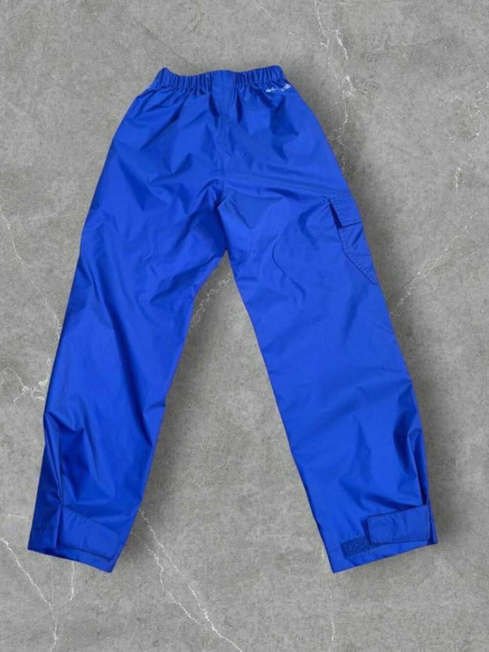 Columbia Wind Pants Boys XS Royal Blue Water Resistant Nylon Outdoor